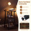 Costway End Table with Charging Station 3-Tier Industrial Side Table Nightstand 4