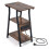 Costway End Table with Charging Station 3-Tier Industrial Side Table Nightstand 10