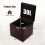 Costway Ottoman Made of Artificial Leather Seat Cube with 30L Storage Space 3