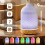 Essential Oil Diffuser Electric Aromatherapy Oil Diffuser 200ml Ceramic Aroma Scented Diffusers &Humidifier with Auto Shut Off Ultrasonic Quiet/4 Tim 4