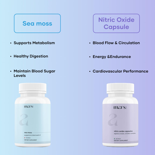 Mars by GHC MaxDrive Combo: Powered by Nitric Oxide & Sea Moss 2