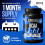 Warrior Warrior BCAA Capsules – Branched-Chain Amino Acid Supplements, 2:1:1 4