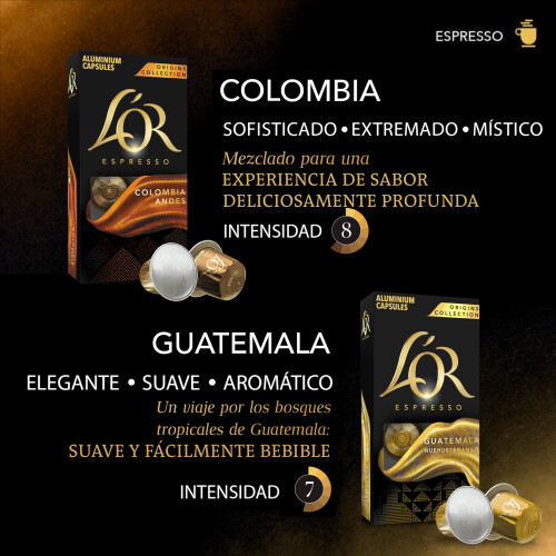 L'OR L'OR Espresso ASSORTMENT 4 varieties ORIGINS 100 capsules 1