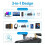 Bluetooth-audioadapter, 3-in-1 draadloze Bluetooth-ontvanger, Bluetooth 5.0-ontvanger en -zender 4
