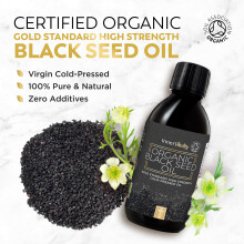 Black Seed Oil Organic Cold Pressed – Up to 5X Strength Thymoquinone