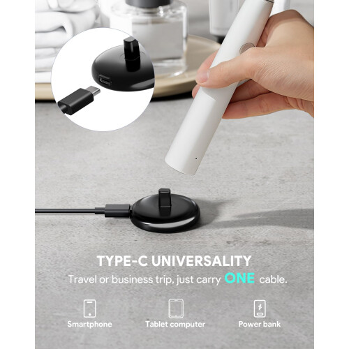 Type-C Electric Toothbrush Charger, Slim Charger Base for 1