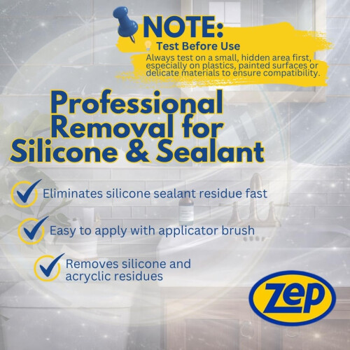 Zep Silicone Sealant Remover 100ml, Silicone Remover for Removing 2