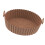 Silicone Fryer Liner Round Thick Brown 10