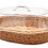 Woven Bread Basket with Imitation Rattan Design for Kitchen, Dining & Parties 2