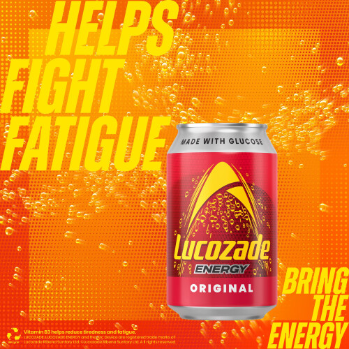 Lucozade Lucozade Energy Drink Original 330 ml (Pack of 2