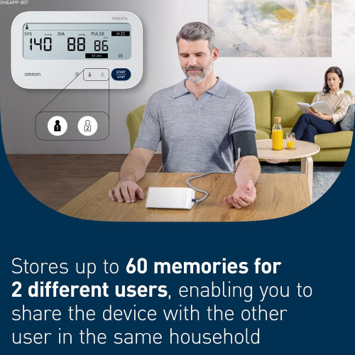 Omron OMRON X3 Comfort AFib, Clinically Validated Upper Arm Blood Pressure 2