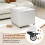 Costway Mobile Lift Top Coffee Table Folding Center Table Extendable Dining Table 4