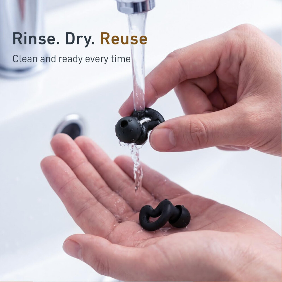 Relaxcharm Light Sleep Ear Plugs For Sleeping, Moon-Shape Design 27Db Noise Reduction Earplugs For Side Sleepers, Sleep,Snoring & Background Noise,Reu