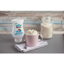 Reàl Syrup |Coco Real| Cream of Coconut | Made with Real Coconut | 500ml Squeezy Bottle |Natural Ingredients| Lactose Free | Cocktails, Baking, Smoot
