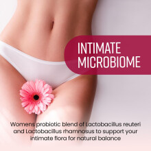 Intimate Flora Probiotics for Women | 150 Capsules | for Women | Probiotics Lactobacillus Rhamnosus + Lactobacillus Reuteri & Cranberry Extract Prebi