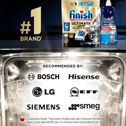 Finish Finish Ultimate Plus Infinity Shine Dishwasher Tablets bulk 73 2