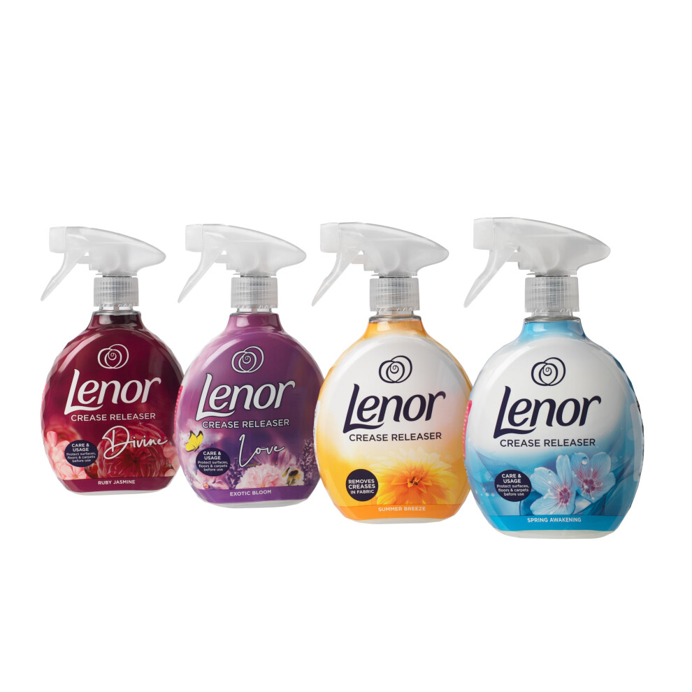 Lenor Crease Releaser Spring Awakening Fabric Spray Removes Creases F