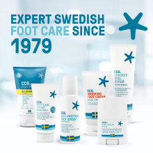 CCS Cracked Heel Repair Cream- Visible Results in 3 Days for Heels and Very Dry Feet, Contains 25% Urea Lactic Acid, Clinically Tested, 125 ml