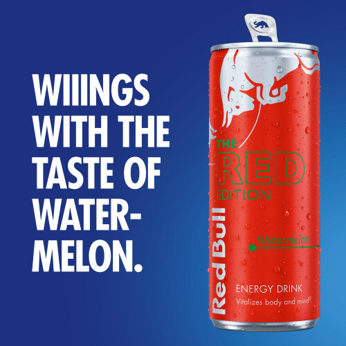 Red Bull Red Bull Red Edition Watermelon Energy Drink 250ml 12 1