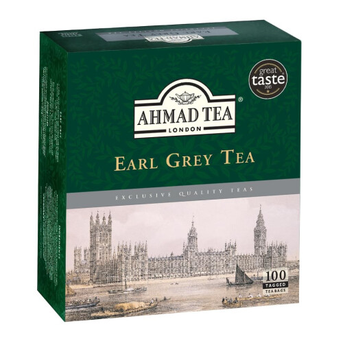 Ahmad Tea Earl Grey Tea | Black Tea - 100 Teabags 1