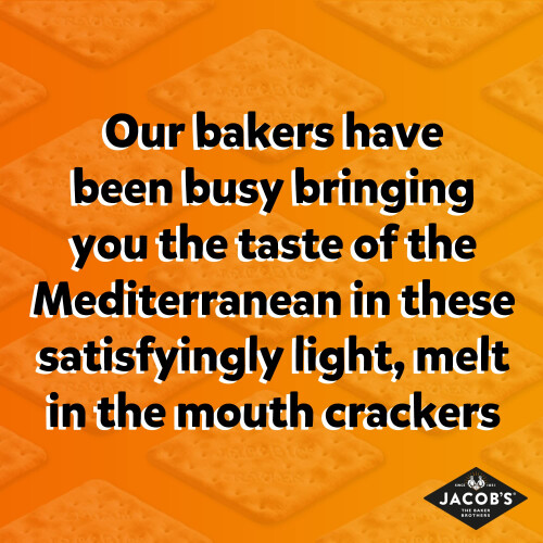 JACOB'S Flatbread Salt & Pepper Crackers 150g 2