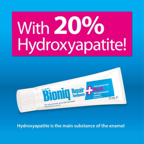 Dr. Wolff's Bioniq Repair Plus Toothpaste | Fluoride Free with 2