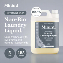 Miniml Eco Laundry Liquid Washing Detergent 5L Refill Natural Non Bio