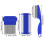 Lice Comb, 3 Pcs Lice Combs, Double Sided Lice Combs, Stainless Steel Tooth Comb 2