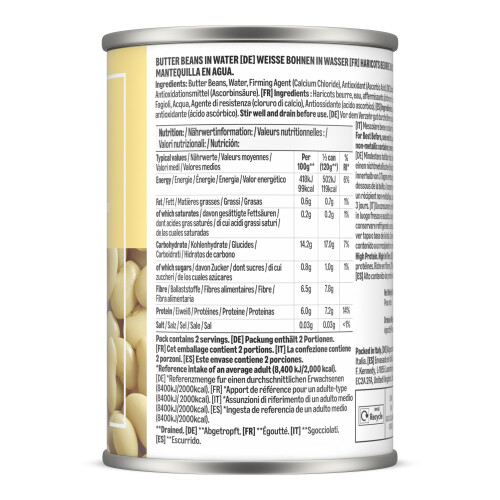 by Amazon Butter Beans In Water, 400g 1