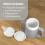 JFA Supplies 2 Handles 165ml Grey Adult Drinking Mug/Drinking Cup/Sippy Cup/Non Spill Cup 6