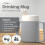 JFA Supplies 2 Handles 165ml Grey Adult Drinking Mug/Drinking Cup/Sippy Cup/Non Spill Cup 5