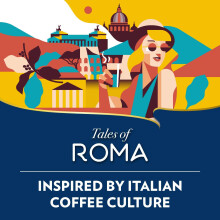 Lavazza Tales of Roma Coffee Ground Ideal for Moka Pots with Aromatic