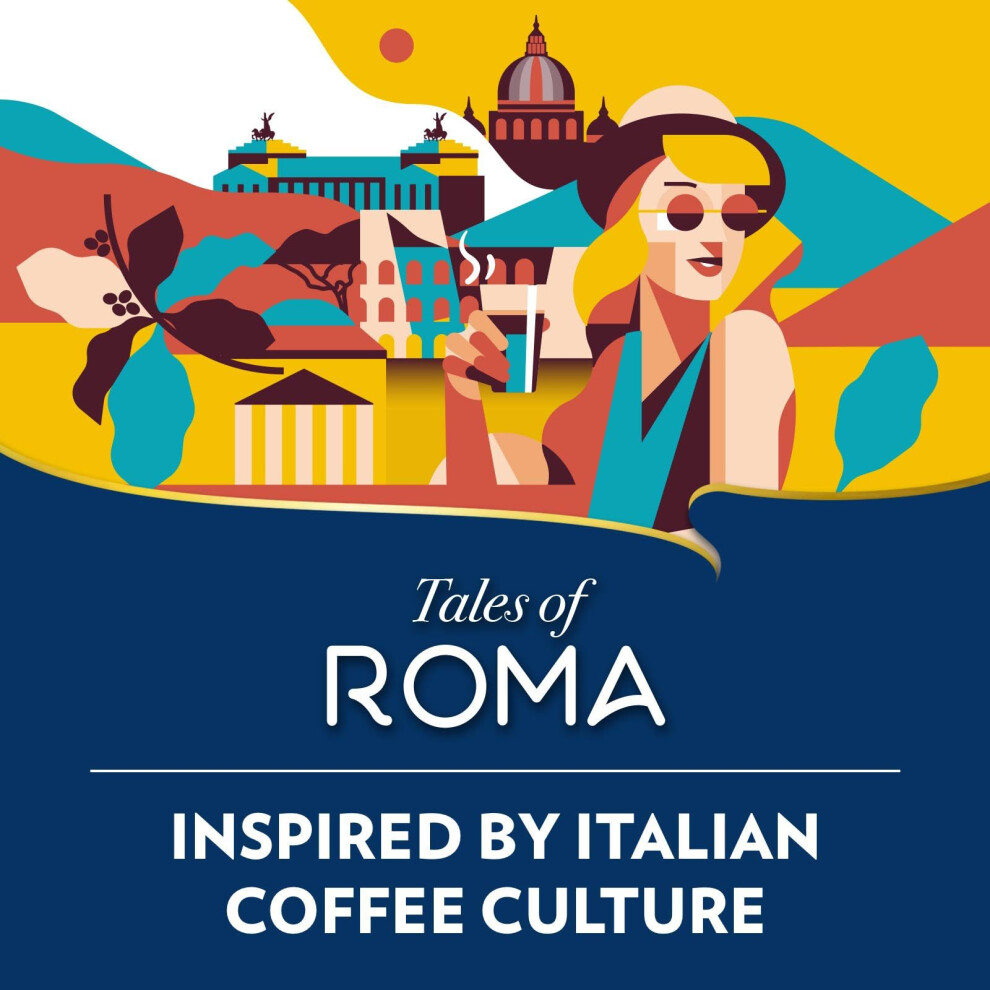 Lavazza Tales Of Roma Coffee Ground Ideal For Moka Pots With Aromatic