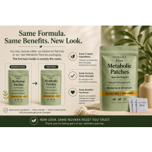 NUVARA Berberine Patches - Reset | Appetite Management & Berberine Support | 36 Transdermal Metabolic Patches