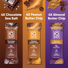 IQBAR Brain and Body Clean Plant Protein Bars - Chocolate Lovers