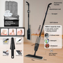 360 3in1 Microfiber Spray Mop for Floor Cleaning Dry Wet Dust Mop for