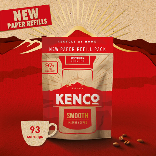 Kenco Kenco Smooth Instant Coffee Refill 150 g x 5 (750 g Total) 1