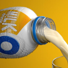 YAZOO Banana Milkshake Milk Drink High in Protein Calcium 400 ml Pack