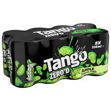 Tango Apple Sugar Free 330ml Pack of 8