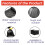 Abbey 20 Black Wheelie Bin Liners 240l Capacity 6