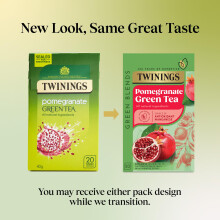 Twinings Green Tea Pomegranate 80 Tea Bags Multipack of 4 x 20 Bags