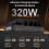 320W Charging Station for Multiple Devices with 10 Cables, 10-Port 2