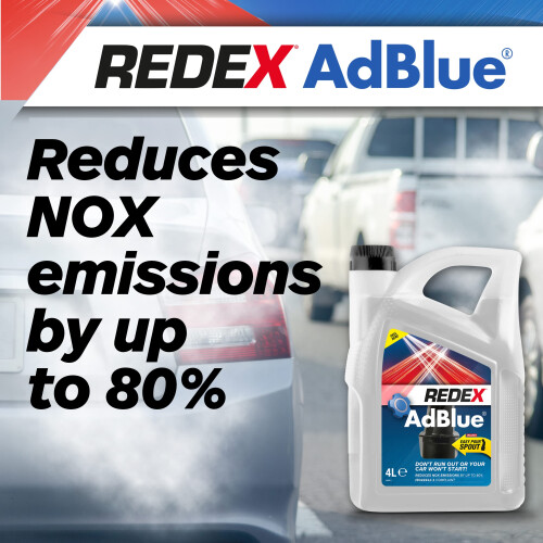 Redex AdBlue Additive 4L, AdBlue With Easy-Pour Spout, Reduces NOX 1