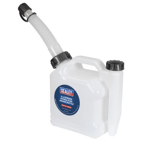 Sealey 1L 2-Stroke Fuel Mixing Bottle, White