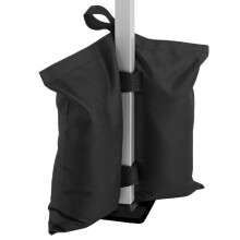 Gazebo - TECTAKE - Set of 4 ballast bags for SABORRA gazebo in polyester - Black