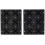 Milenco 3780 level building blocks for backing plate, set of 3