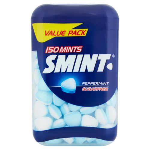 Smint Smint Sugar Free Mints, Peppermint Flavour, Suitable for Vegetarians - 8 x 150 X 1