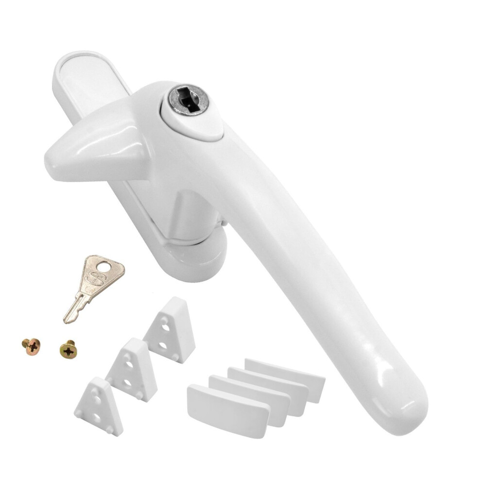 Photos - Other for Repair Universal Cockspur Window Handle Kit - Right, White/White
