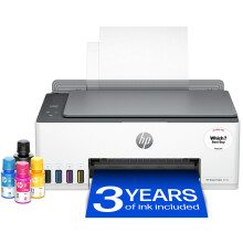 HP Smart Tank 5105 All in One Printer | Perfect for Home | Colour | Wireless | Print, Scan, Copy | Refillable, Includes up to 3 Years of Ink | Smart