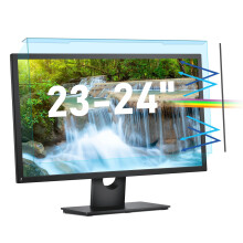 LAMA 23-24" Universal Hanging Type Anti Blue Light Computer Screen Protector Filter - Anti UV Screen Protector for Desktop PC Monitor -Removable - Ey